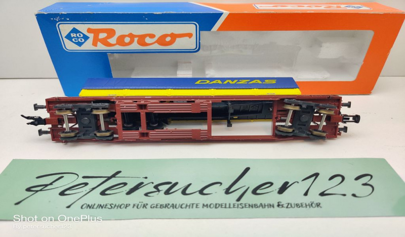 Roco H0 DC 46352 Einheitstaschenwagen Auflieger "Danzas" / Sdtmmss / FS / OVP