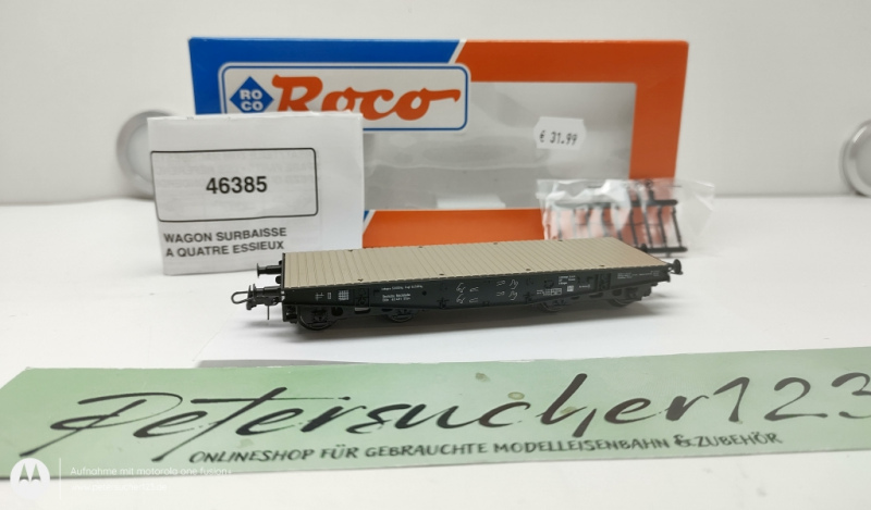 Roco H0 DC 46385 Schwerlastwagen /  NEM / DRG / OVP