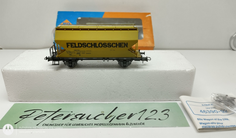 Roco H0 DC 46392 Schotterwagen Feldschlösschen  / SBB / Ersatz-OVP