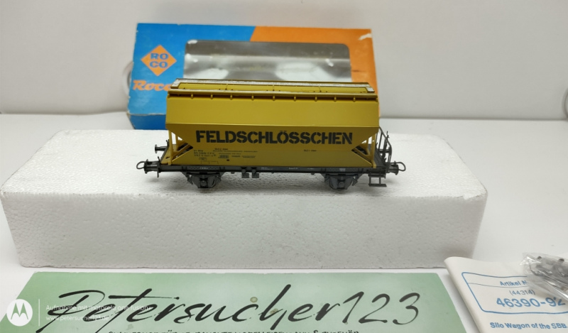 Roco H0 DC 46392 Schotterwagen Feldschlösschen  / SBB / Ersatz-OVP