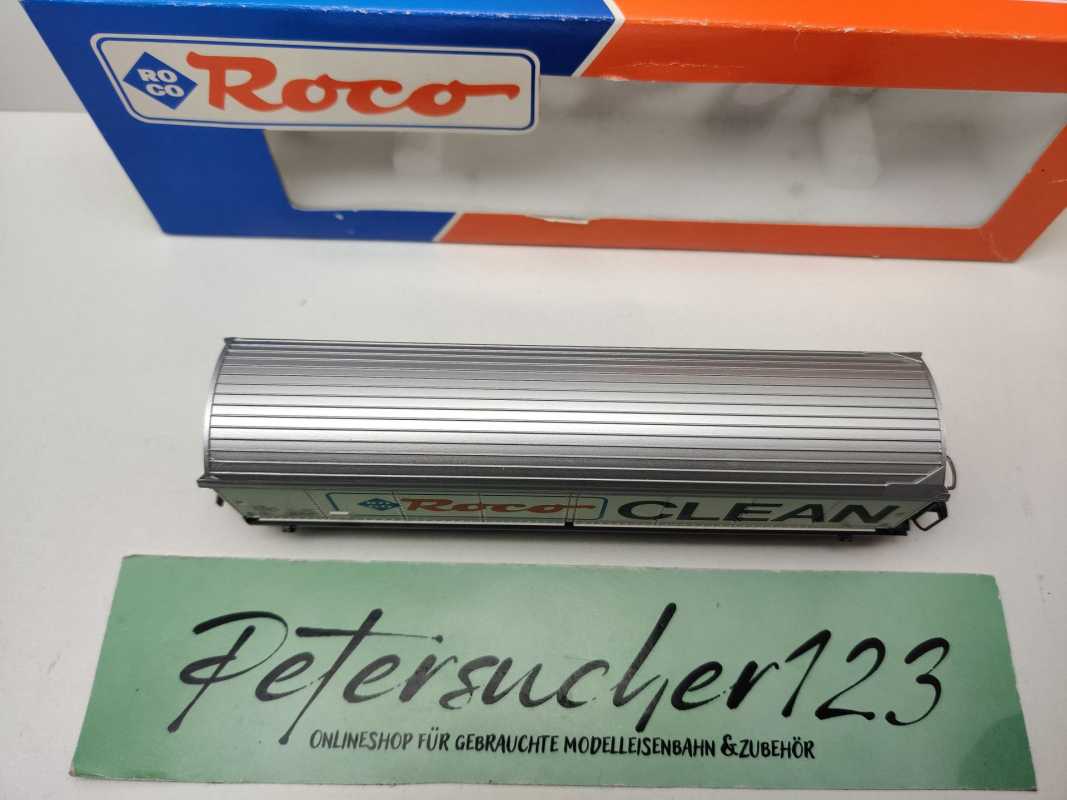 ROCO H0 AC 46400 Roco-Clean Schienenreinigungswagen NEM / SBB / OVP
