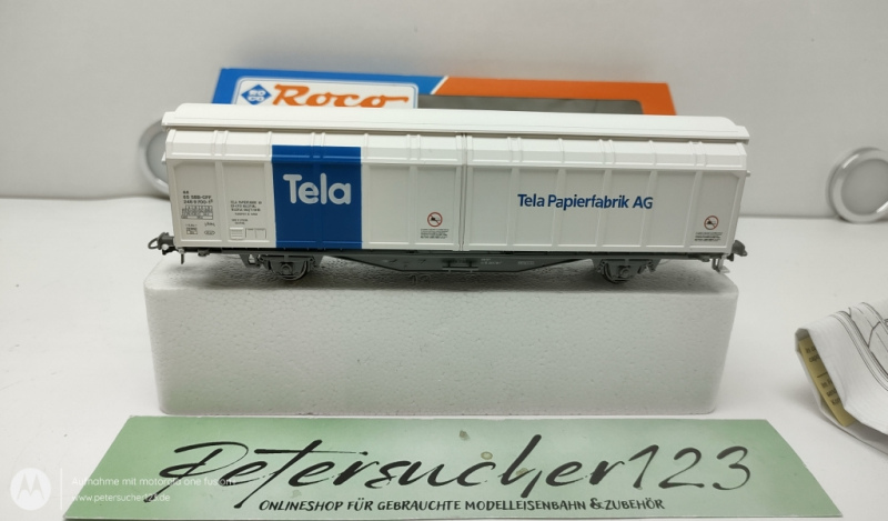 Roco H0 DC 46505 Schiebewandwagen "Tela" // SBB / OVP