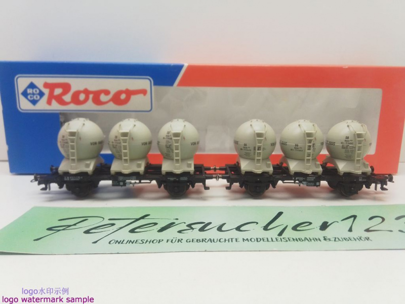 ROCO H0 DC 46520 Behältertragwagen-Set "Haus zu Haus" / Laabkkmms588 / DB / OVP