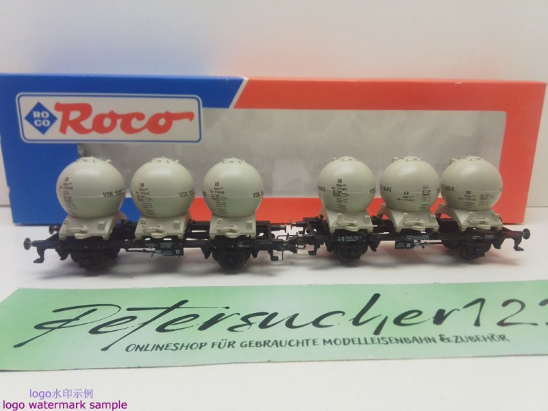 ROCO H0 DC 46520 Behältertragwagen-Set "Haus zu Haus" / Laabkkmms588 / DB / OVP
