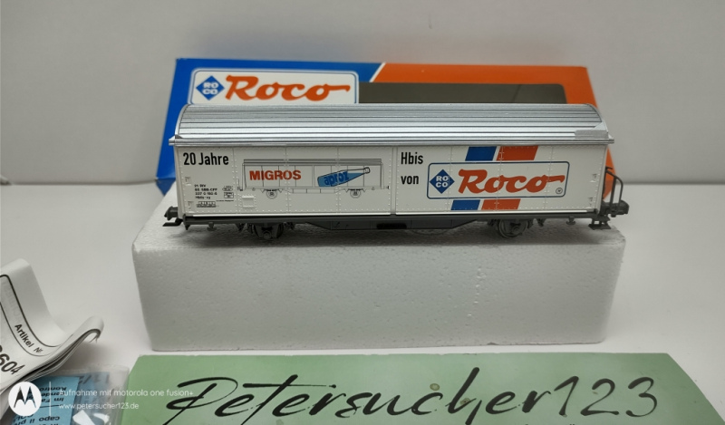 ROCO H0 DC 46604 Gedeckter Güterwagen / ROCO / SBB / OVP