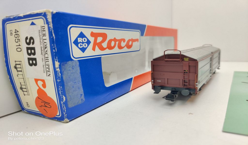 Roco H0 DC 46641 Schiebewandwagen / Tbis / SBB / EVP