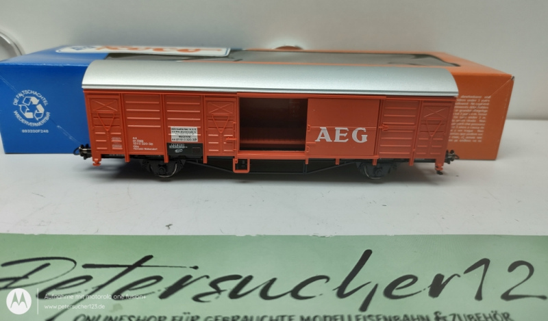 Roco H0 46738   2- Achser Gedeckter Güterwagen / Schiebewandwagen AEG / ÖBB / OVP