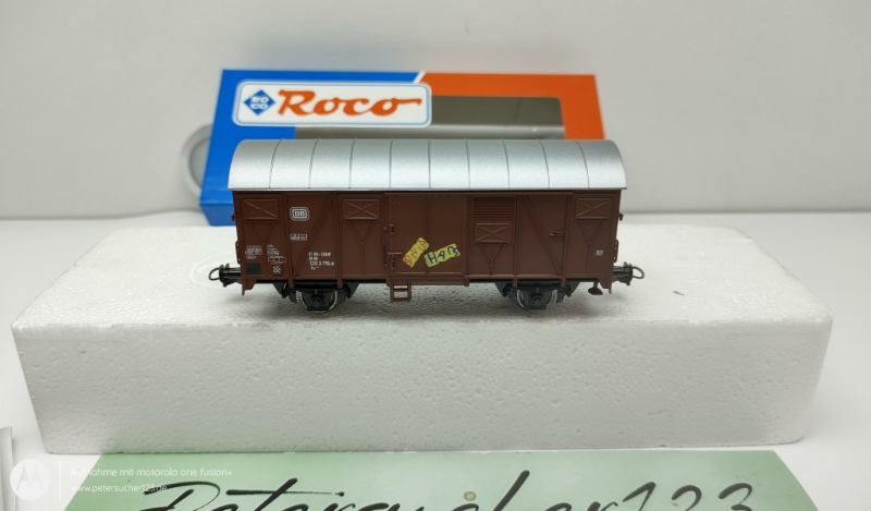 Roco H0 DC 46819 Gedeckter Güterwagen / Europ /  DB / OVP