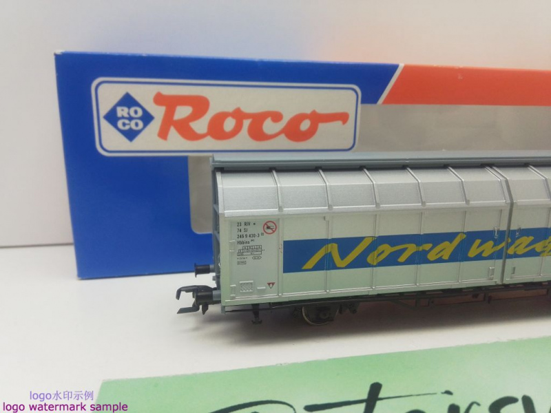 ROCO H0 DC 46928 Schiebewandwagen "Nordwaggon" / Hbbins842 / NEM / SJ / OVP