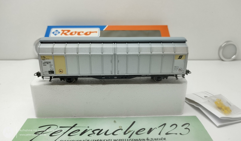 Roco H0 DC 46946 Schiebewandwagen silber // ÖBB/ OVP