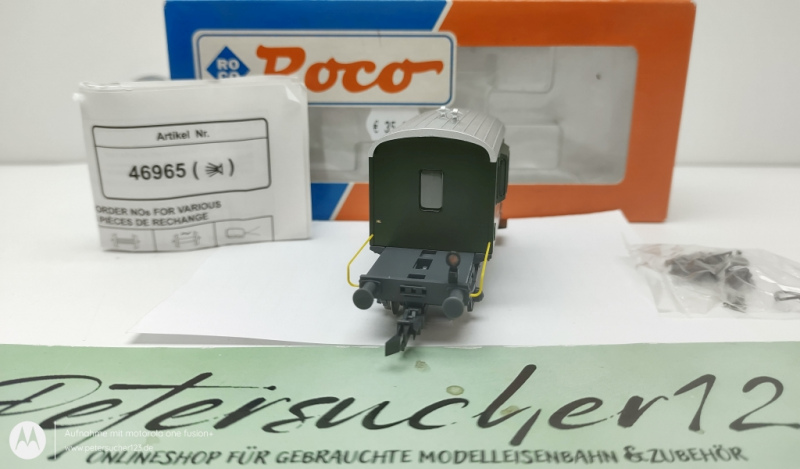 Roco H0 DC 46965 Zugbegleitwagen / Sputnik / NEM / SBB / OVP