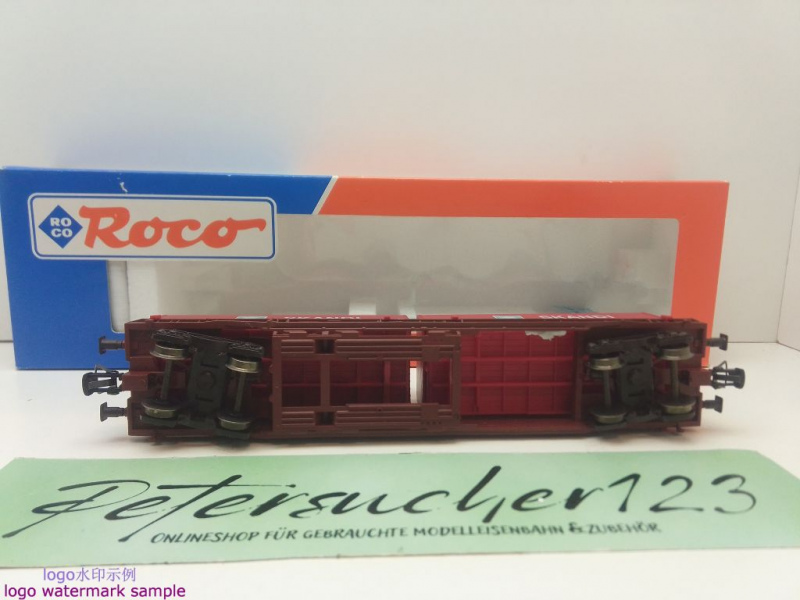 Roco H0 DC 47013 Einheitstaschenwagen + Container "SKANDI" / Sdkms707 / NEM / DB / OVP