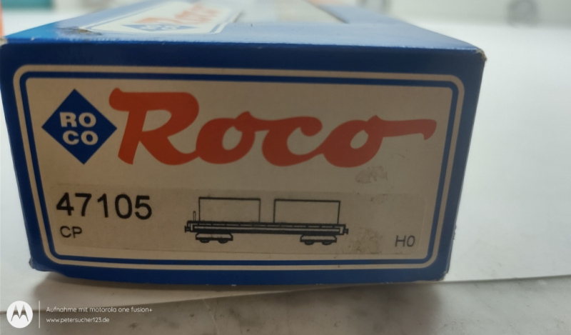 Roco H0 DC 47105  Doppel-Tragwagen "CHO YANG" / CP / OVP