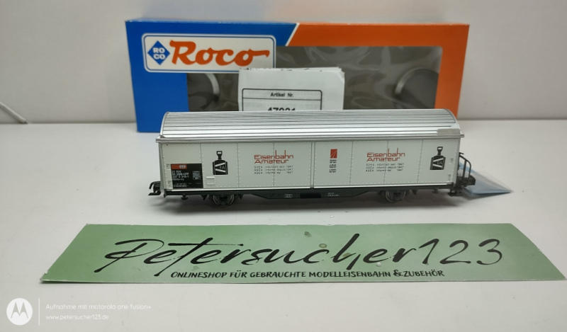 Roco H0 DC 47931 Schiebewandwagen "Eisenbahn Amateur" / NEM / SBB / OVP