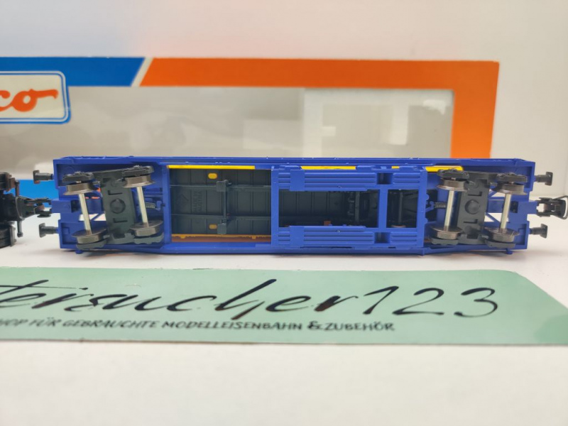 Roco H0 DC 48013 Taschenwagen „Steiff" + Zugmaschine / Sdkms707 / NEM / DB / OVP