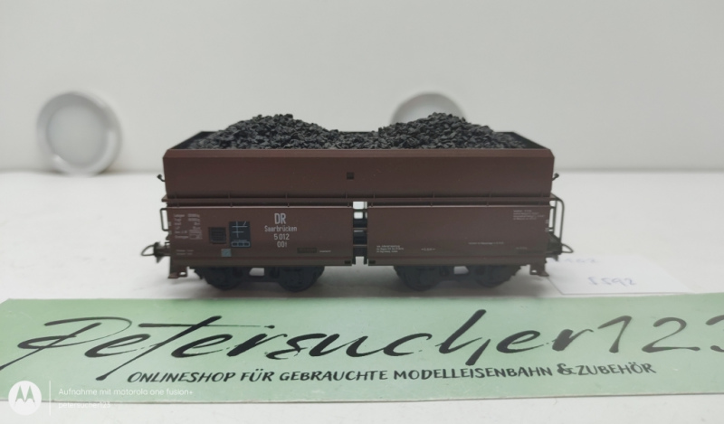 Roco H0 DC 5012 Großraumgüterwagen  / 4-Achser / DR / Braun