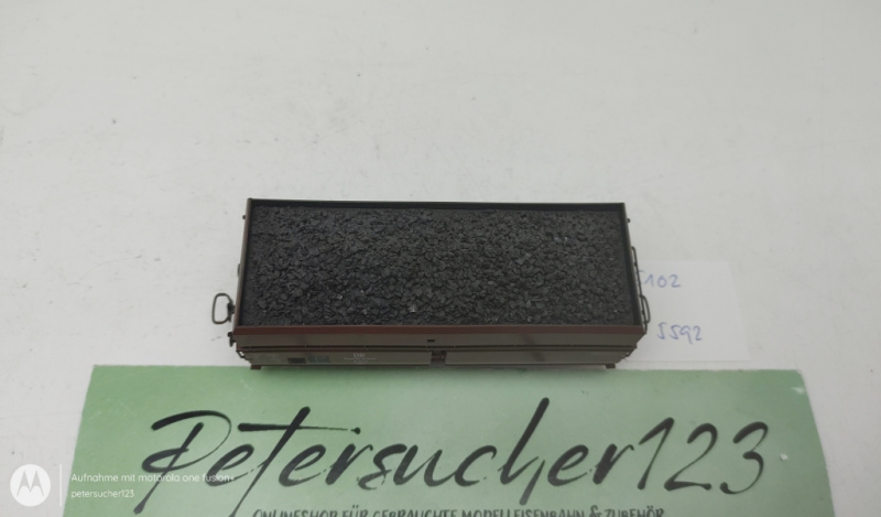 Roco H0 DC 5012 Großraumgüterwagen  / 4-Achser / DR / Braun