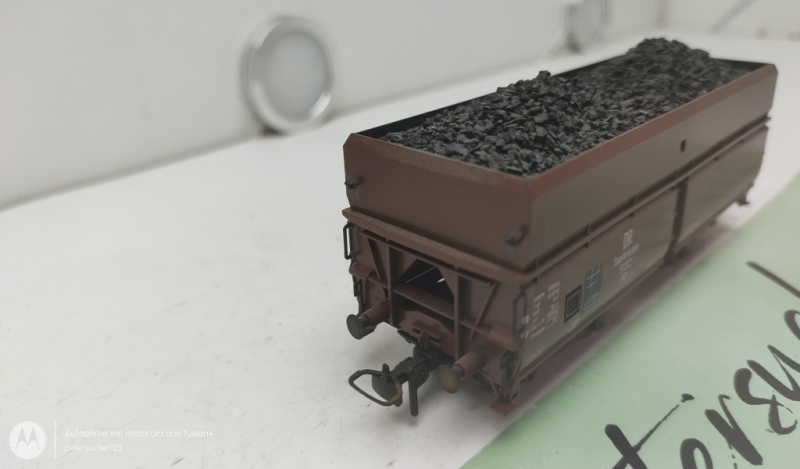 Roco H0 DC 5012 Großraumgüterwagen  / 4-Achser / DR / Braun