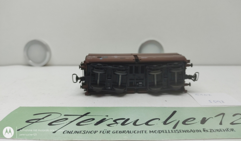 Roco H0 DC 5012 Großraumgüterwagen  / 4-Achser / DR / Braun
