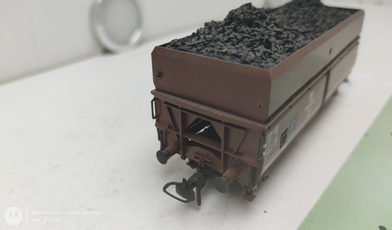 Roco H0 DC 5152 Großraumgüterwagen  / 4-Achser / DR / Braun