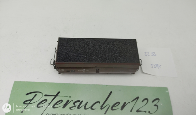 Roco H0 DC 5233 Großraumgüterwagen  / 4-Achser / DR / Braun
