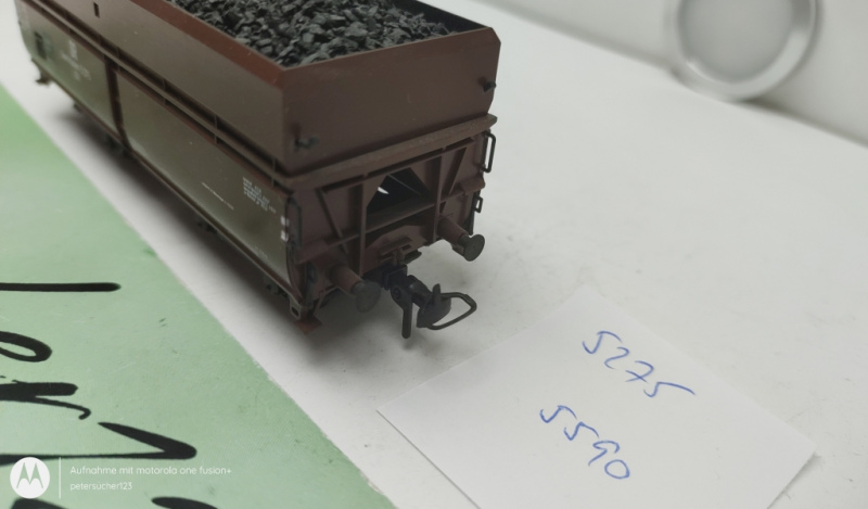 Roco H0 DC 5175 Großraumgüterwagen  / 4-Achser / DR / Braun