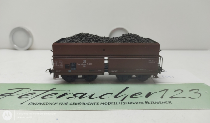 Roco H0 DC 5175 Großraumgüterwagen  / 4-Achser / DR / Braun