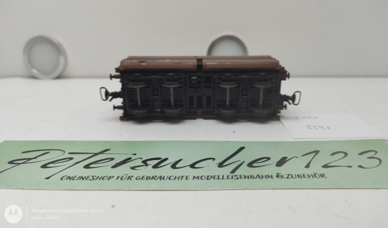 Roco H0 DC 5277 Großraumgüterwagen  / 4-Achser / DR / Braun