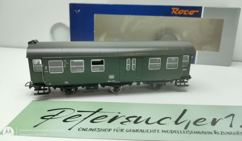 Roco H0 DC 54293 Umbauwagen mit Gepäckabteil / 2. Kl. / NEM / DB / OVP