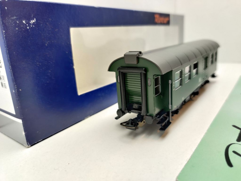 Roco H0 DC 542931 Umbauwagen 2.Kl. + Packabteil BD3yge / NEM / DB / OVP