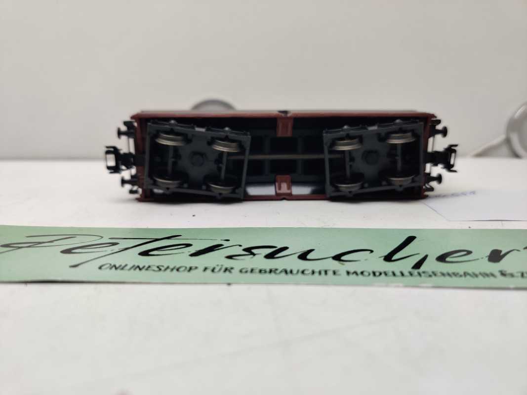 Roco H0 AC 614 558 / vierachsiger Großraum-Selbstentladewagen / NEM / DB / Ladegut Kohle