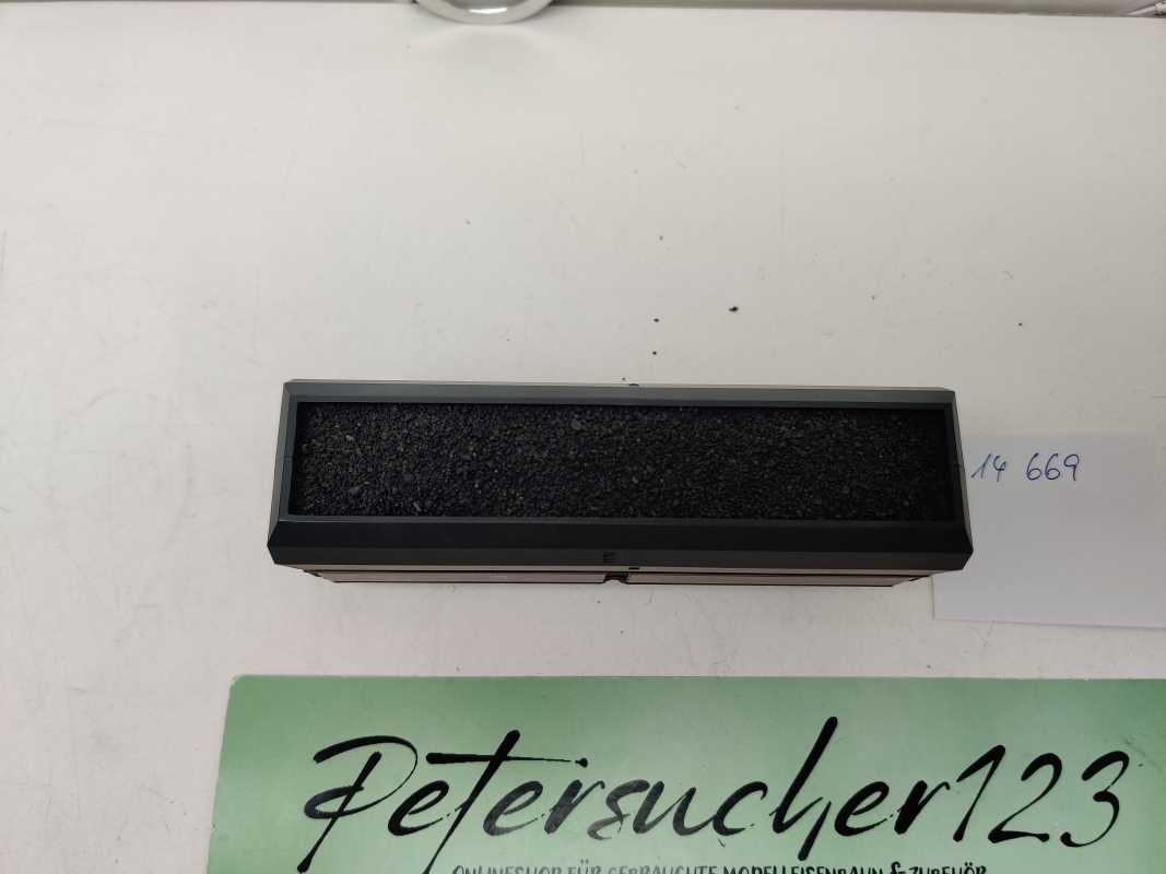 Roco H0 AC 614 669 / vierachsiger Großraum-Selbstentladewagen / NEM / DB / Ladegut Kohle