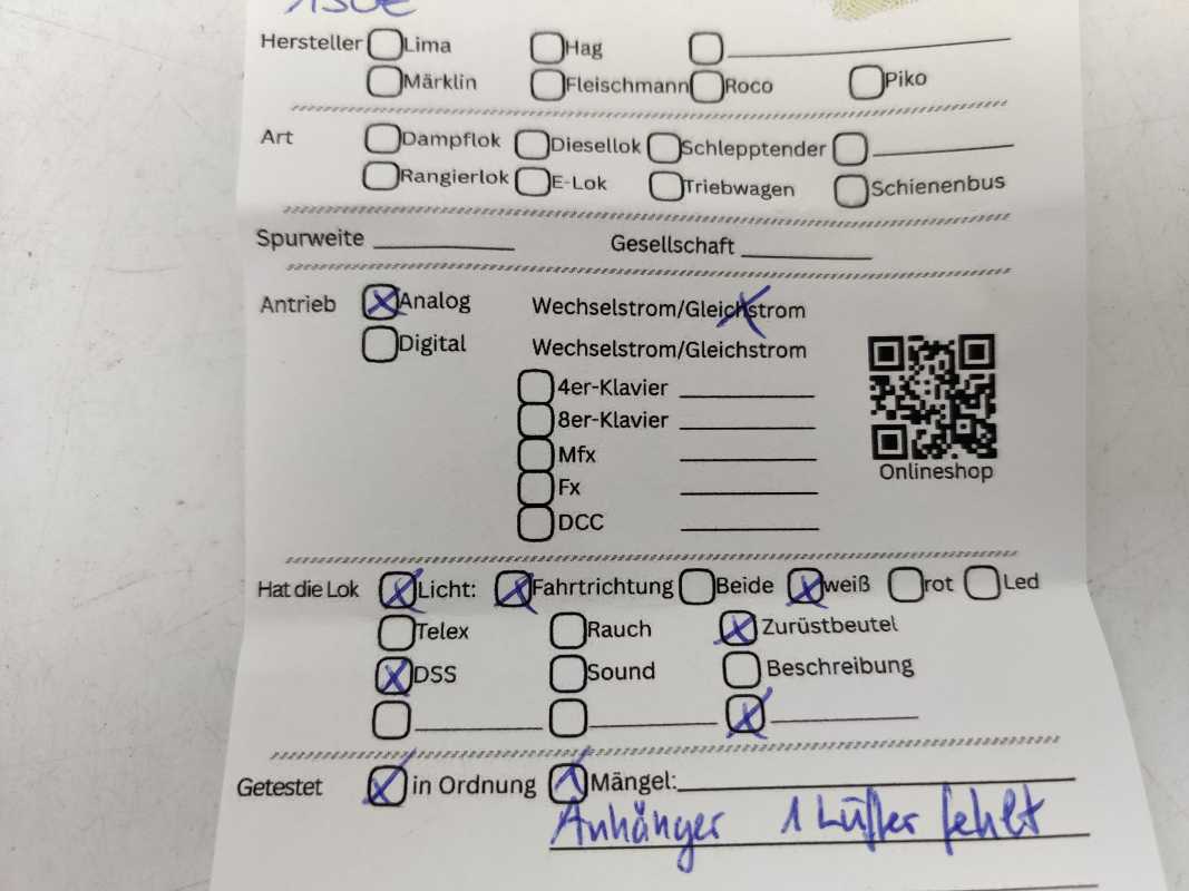 Roco H0 DC 63077 / Schienenbus VT/VS98 / Rot / DB / ANALOG / DSS / OVP