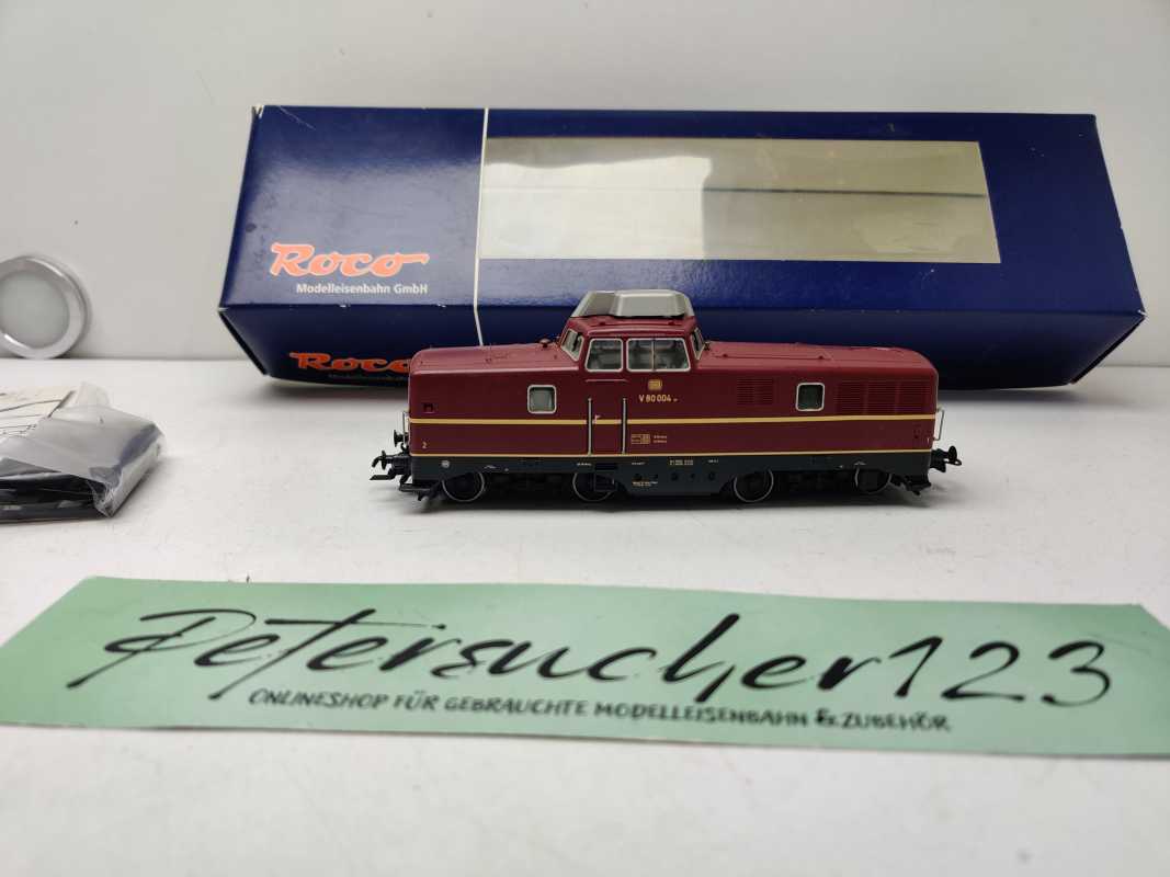 Roco H0 DC 43648 / Diesellok V100 1064 / DB / Analog / altrote Lackierung / Epoche III / OVP