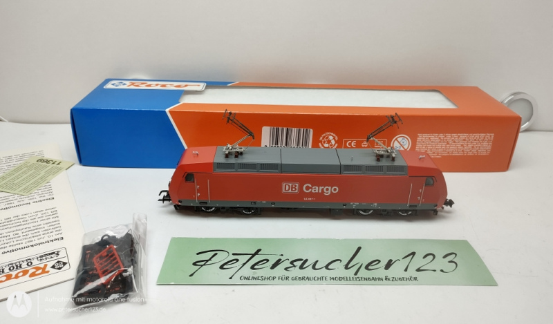 Roco H0 DC 63560  / BR145 Elektrolokomotive DB Cargo / ANALOG / DSS   OVP