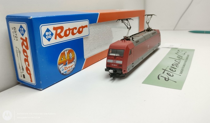 Roco H0 DC 63721 / BR101 031-6 Elektrolokomotive Rot / DB / Analog / OVP