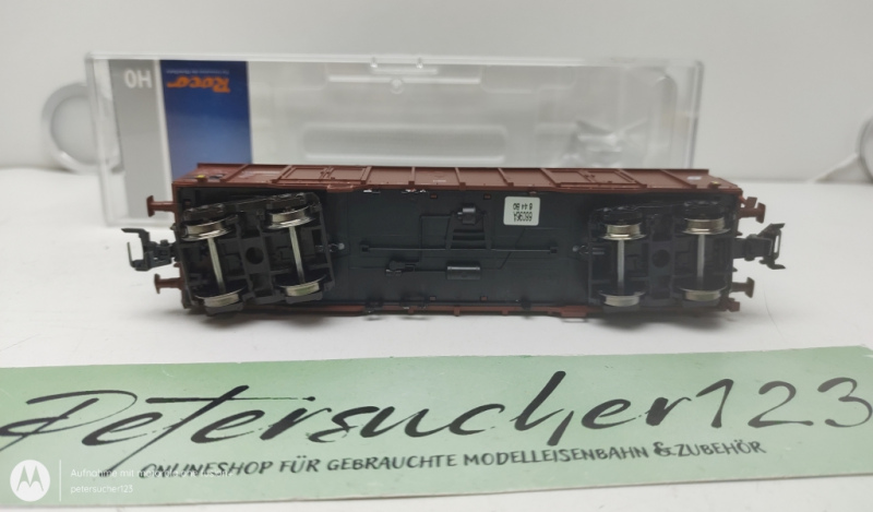 Roco H0 AC 66096/1 offener Güterwagen Ladegut geklebt / ÖBB / Braun / OVP