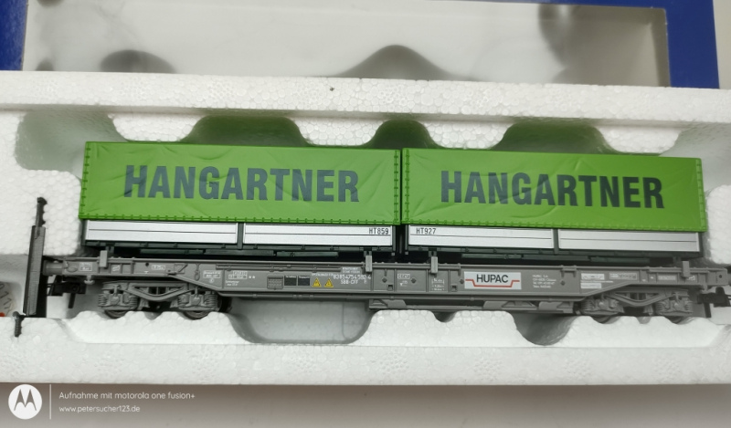 Roco H0 DC 66595  Taschenwagen "Hangartner" / SBB / OVP