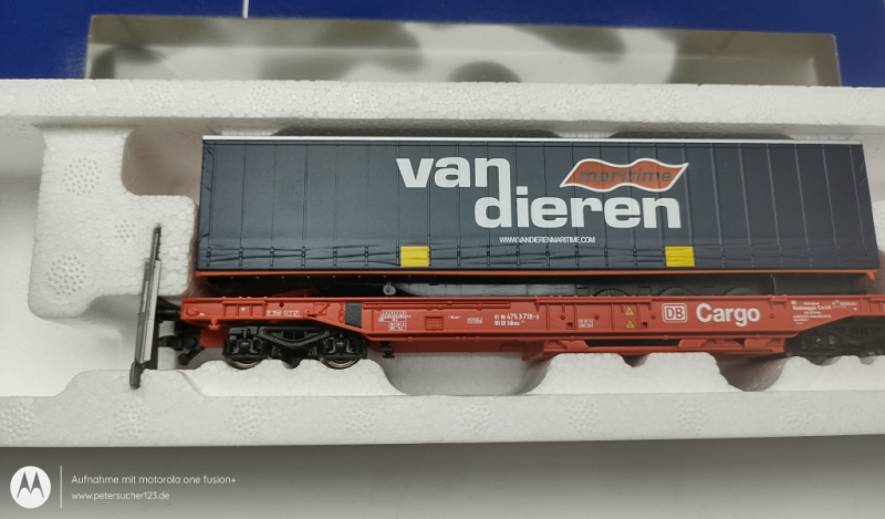 Roco H0 DC 66704 Rollende Landstraße / DB-AG / Van dieren OVP