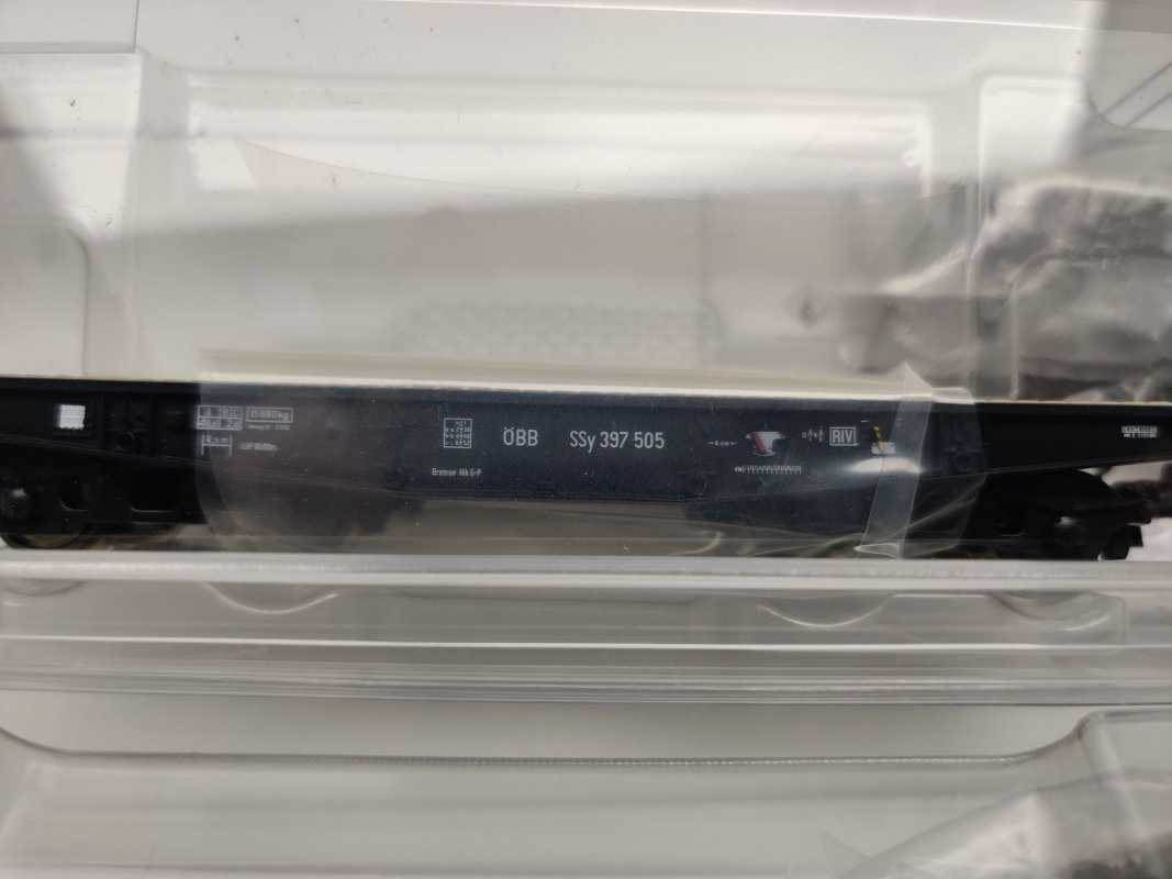 Roco H0 DC 67108 Schwerlastwagen Ssy Panzerhaubitzen M7B2 / NEM / ÖBB / OVP