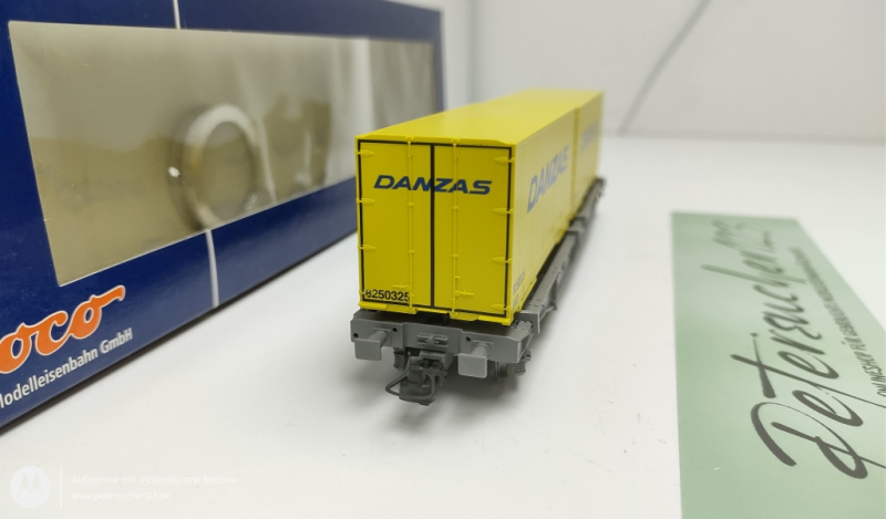 Roco H0 DC 67742 Einheitstaschenwagen “DANZAS" / SBB / OVP