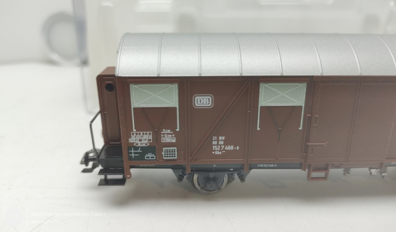 Roco H0 AC  67857 Gedeckter Güterwagen / AC-Achsen / DB / OVP