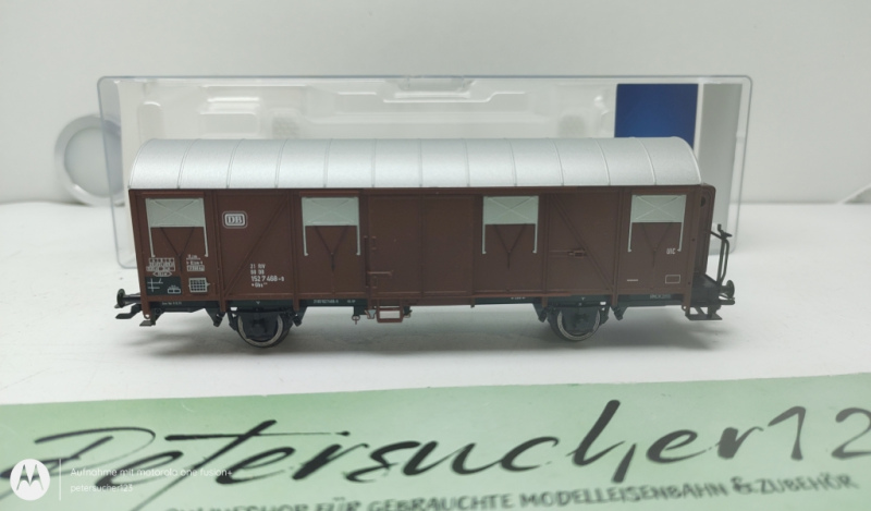 Roco H0 AC  67857 Gedeckter Güterwagen / AC-Achsen / DB / OVP