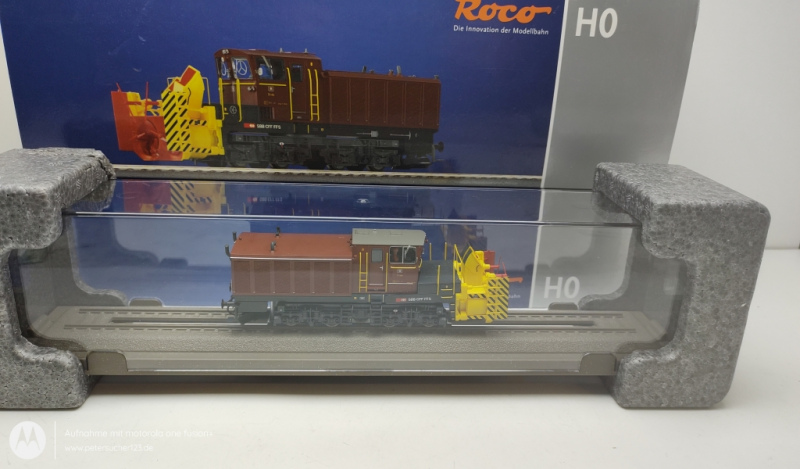 Roco H0 DC 72800 Diesellok / Beilhack Schneeschleuder  SBB / OVP