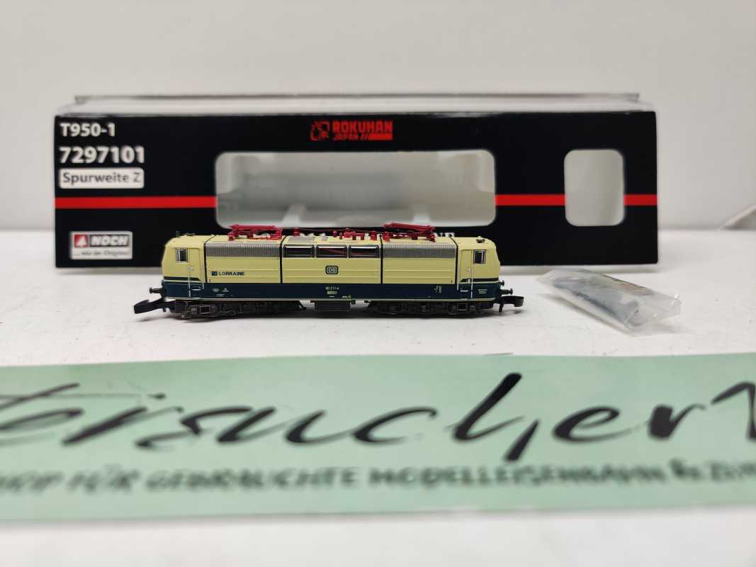 Rokuhan Z DC 7297101 / Elektrolokomotive BR 181 211-4 "Lorraine" / DB / Digital-Umbau / OVP