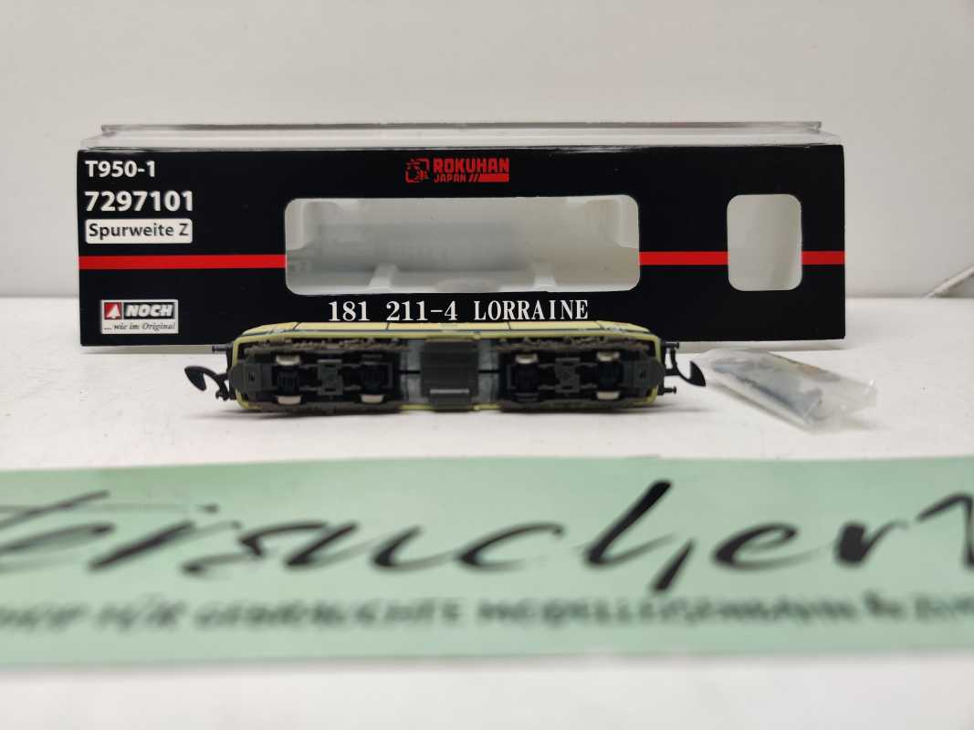 Rokuhan Z DC 7297101 / Elektrolokomotive BR 181 211-4 "Lorraine" / DB / Digital-Umbau / OVP