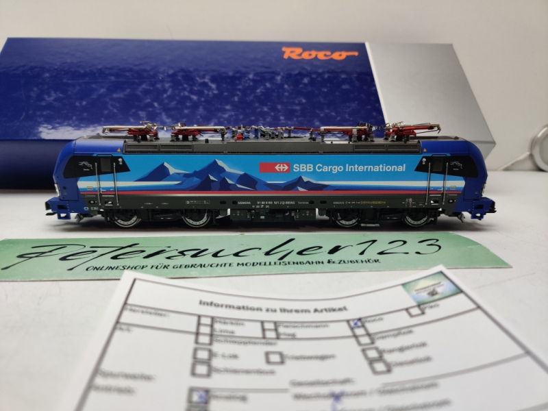 Roco H0 AC 79917  Elektrolokomotive 193 521-2, SBB Cargo International / DCC / Sound / OVP