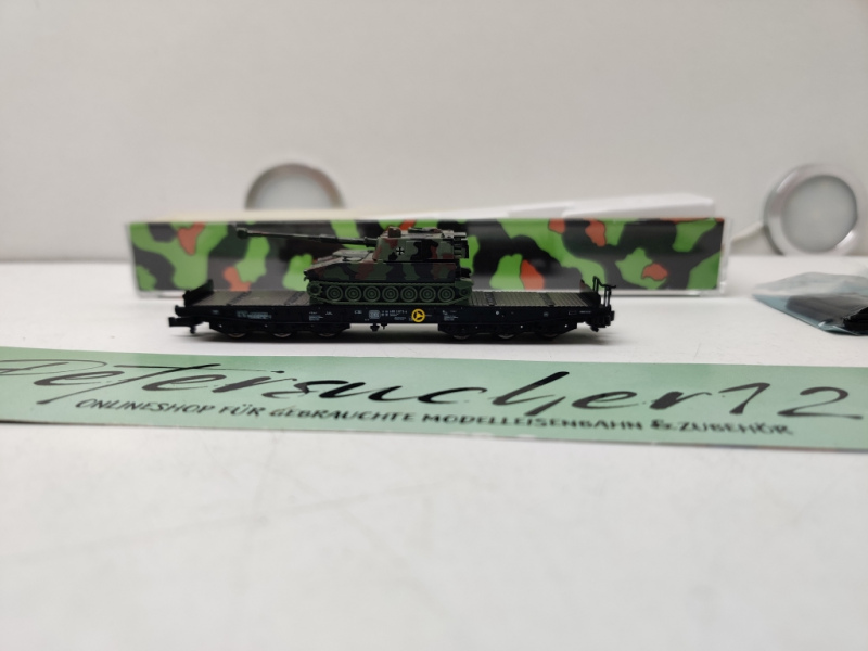 Roco N DC 925 / Schwerlastwagen mit Panzerhaubitze / DB / OVP