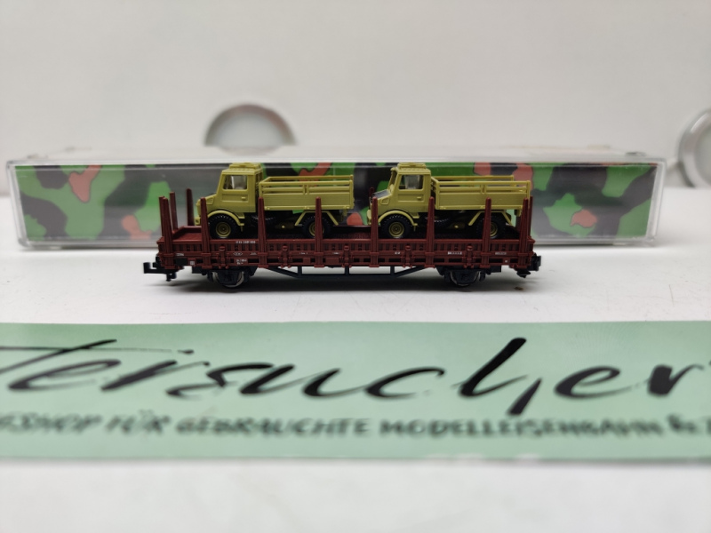 Roco N DC 935 / Minitanks Rungenwagen mit UNIMOG / OVP
