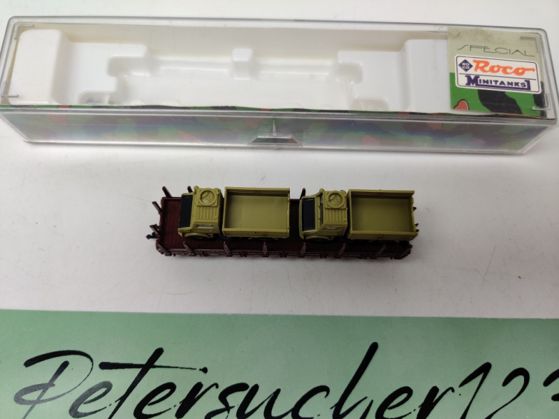 Roco N DC 935 / Minitanks Rungenwagen mit UNIMOG / OVP
